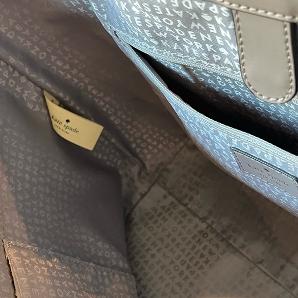 Kate Spade Gray Tote with Owl Accent